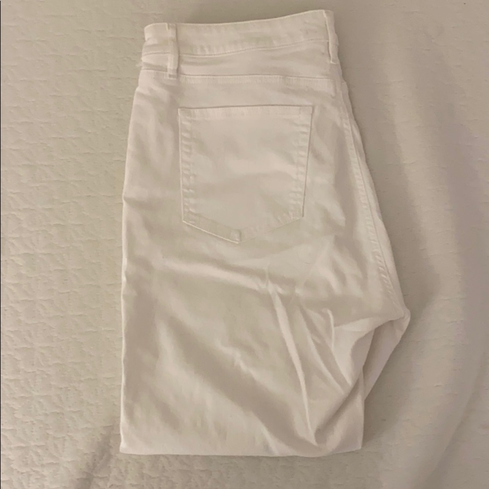 Loft skinny white jeans